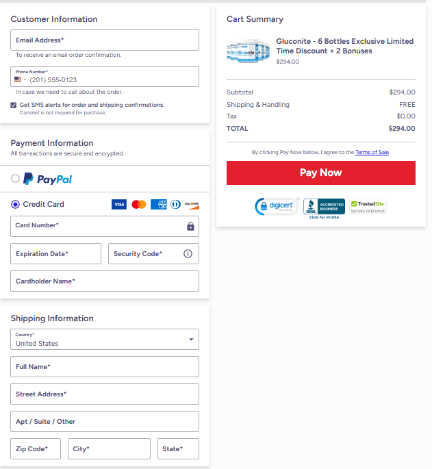 Gluconite-order-page